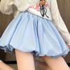 Floral Pattern Plus Size Short Skirt With Pleated Design For Summer Casual Wear