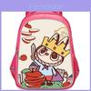 Stylish Lapupu Red Backpack For Students Large Capacity School Bag For Kids