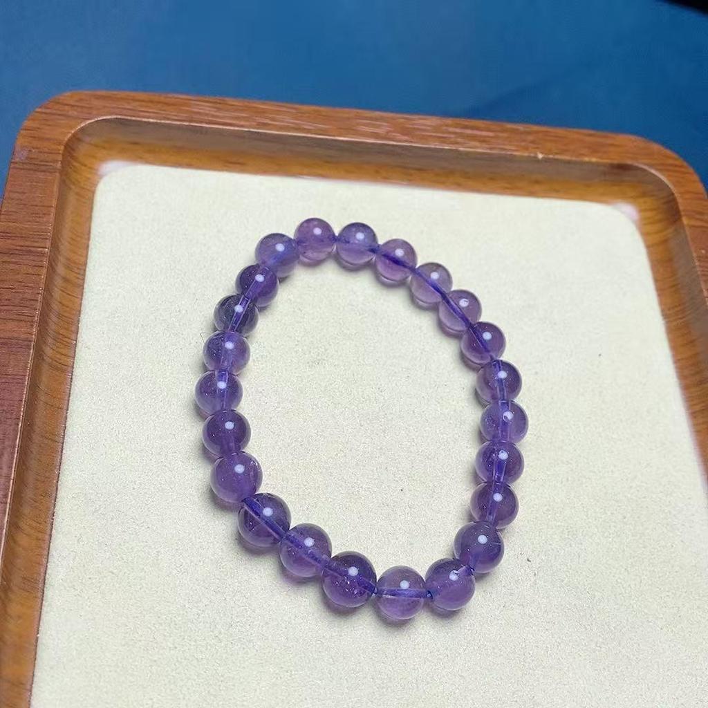 Amethyst Unisex Beaded Bracelet - Versatile & Fashionable