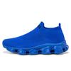 Fashion New large size men's flying woven sports shoes casual fashion running shoes outdoor light non-slip wear comfortable casual shoes