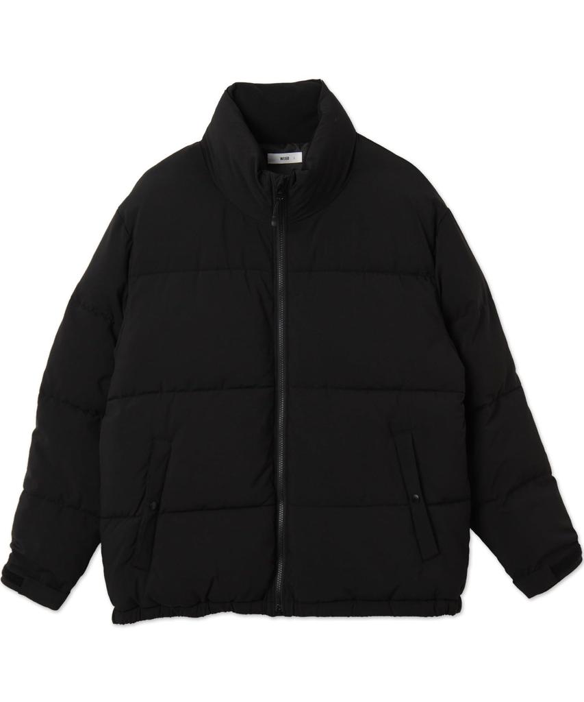 WEGO Unisex Padded Down Padded Cold Weather Solid Christmas Size Type C Black Men's Jacket, Eco-Friendly Jacket, Outerwear, Protection, Streetwear,