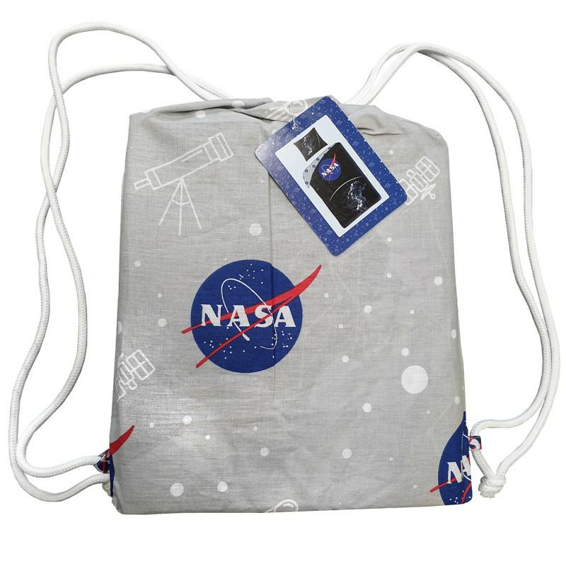 Pościel 140X200 Nasa Kosmos 4268 Kosmonauta Poszewka 70X90 Astronauta Gwiazdozbiór Planety Gwiazdy Młodzieżowa W Woreczku