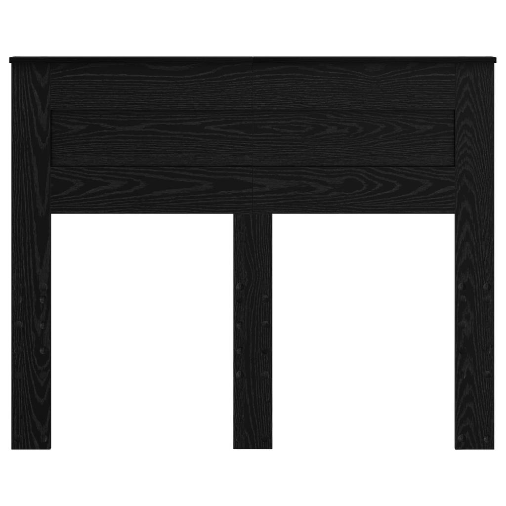 Headboard in Black Oak Effect Made of Wood Based Material