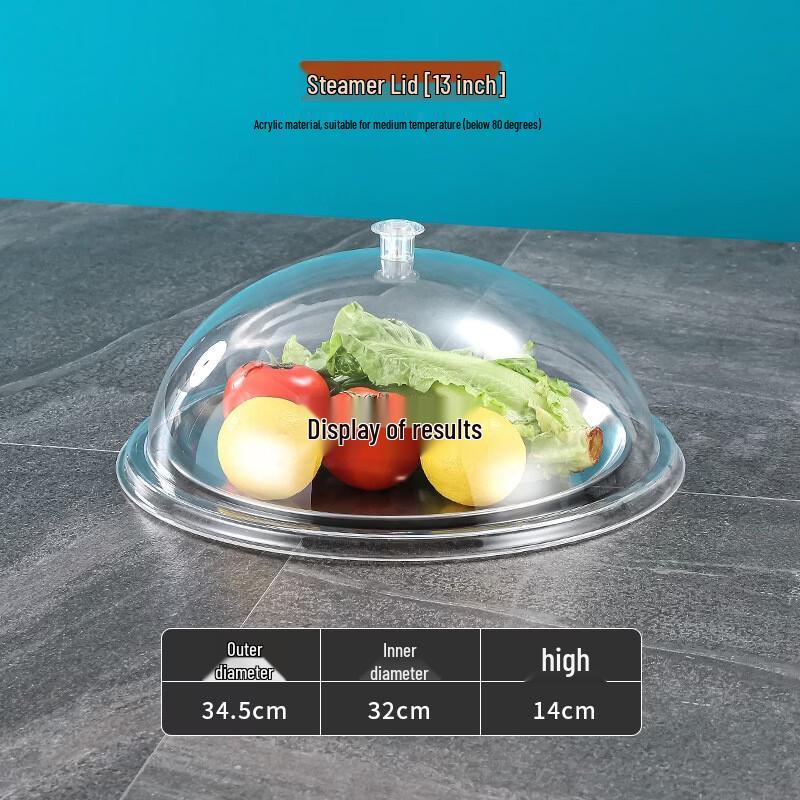 Acrylic Round Food Cover (2-Pack)