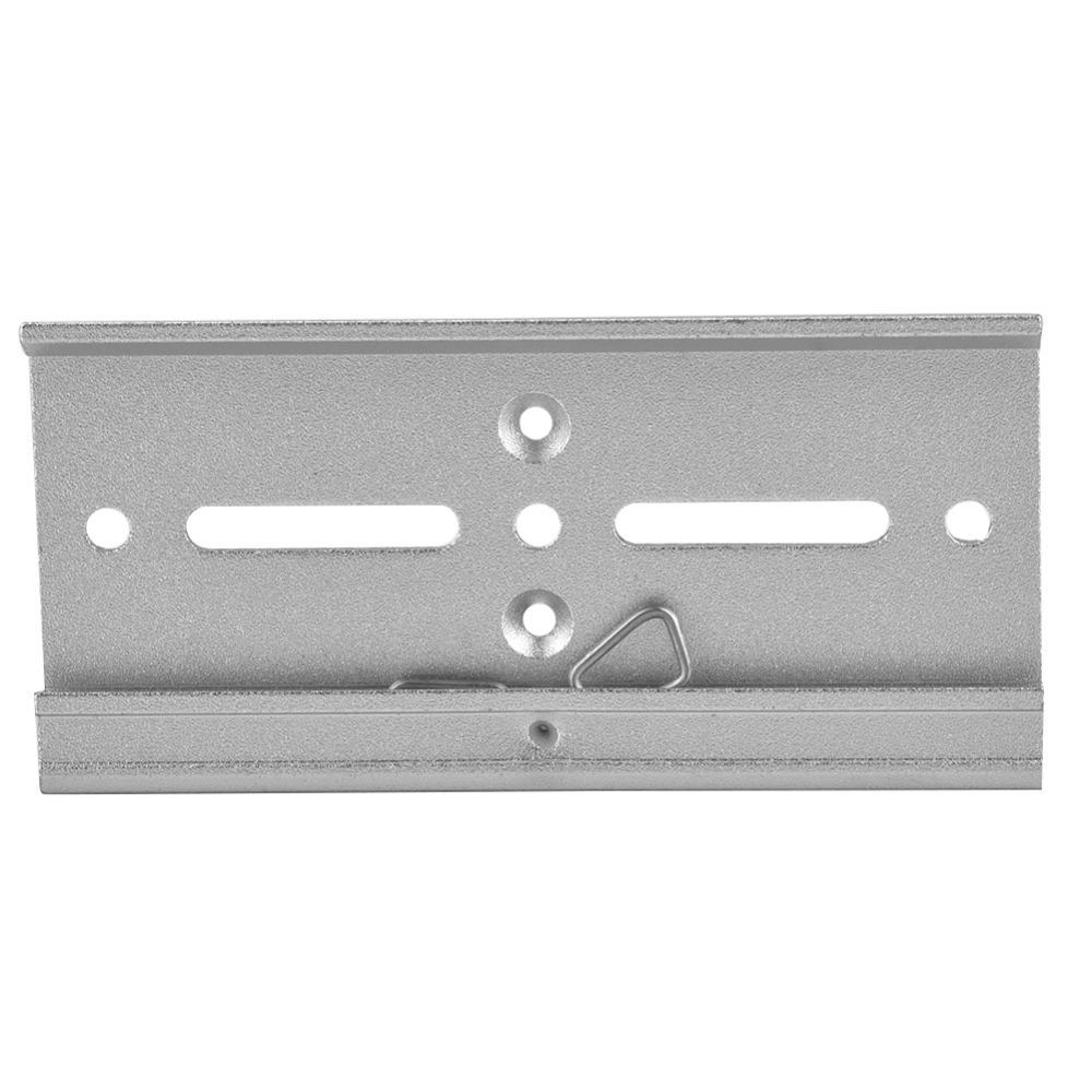 

80mm /100mm Wide 35mm Din Rail Fixed Clamp Aluminum Frosted Din Rail Fixed Clip Silver Relay Din Rail Clamp Control Panel 100mm wide