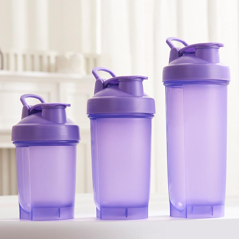 Hand Shaker Cup Outdoor Fitness Portable Sports Water Cup Protein Powder Shaker Cup