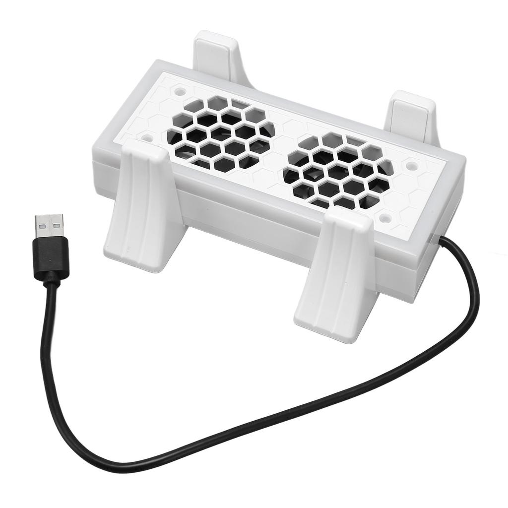 Game Console Cooling Stand Adjustable RGB Light Cooler Dock Station with 2 Extra USB Ports for XBOX