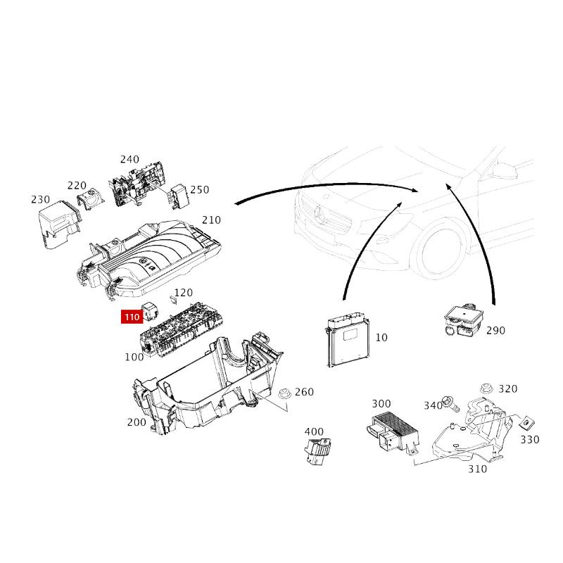 TKT Auto Parts For A0009828023 CL A200 CL A220 GL A45 GL S400 Relay Plug Position F