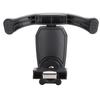 Car Handheld Radio and Mic Vent Mount Adjustable Stable Black Phone Air Outlet Mount for Phones CB