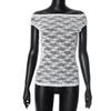 European & American Women's Spring/Summer Sexy Lace One-Shoulder Short-Sleeve Top