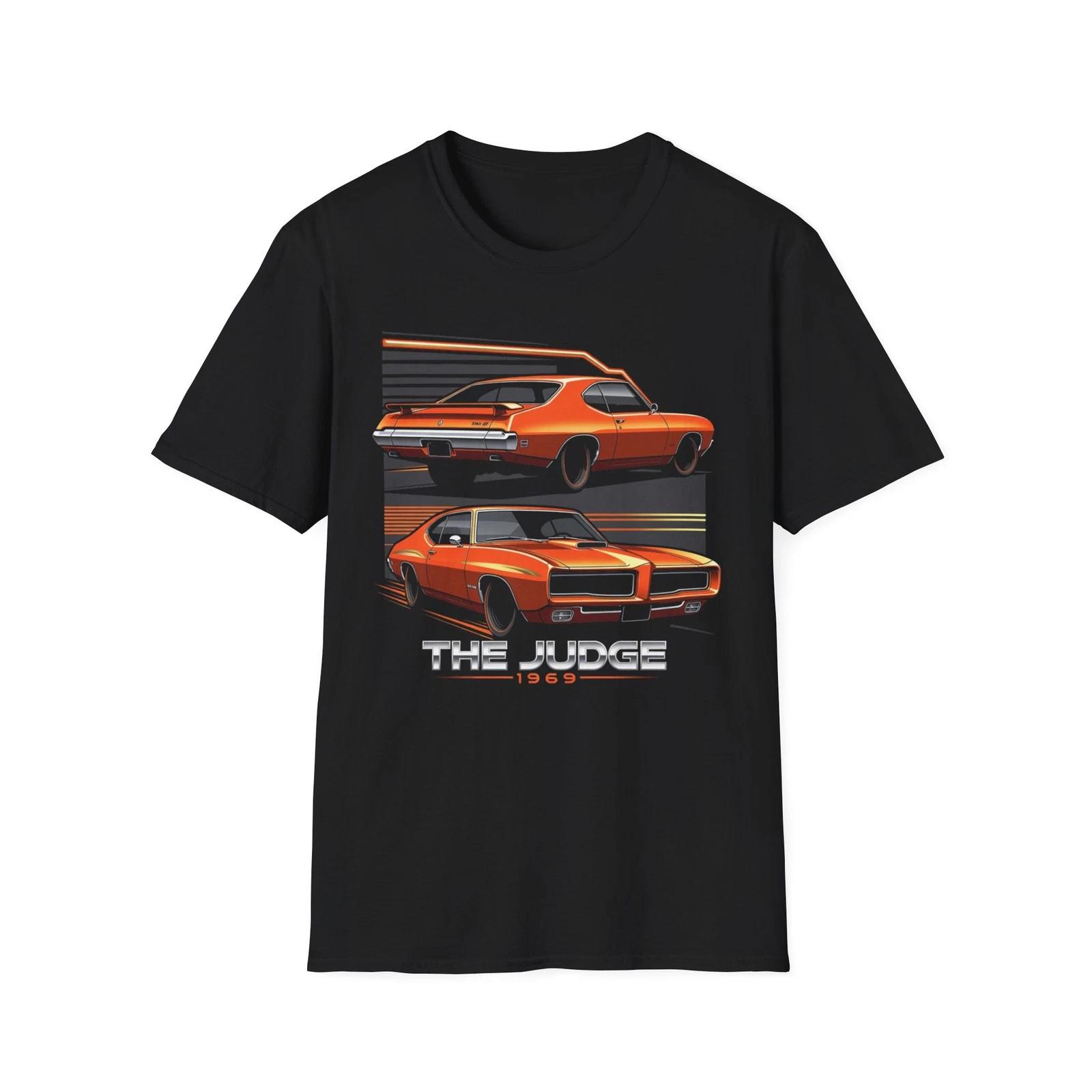 The Judge 1969 GTO Dual View Classic Muscle Car Retro Graphic T-Shirt XXXXL