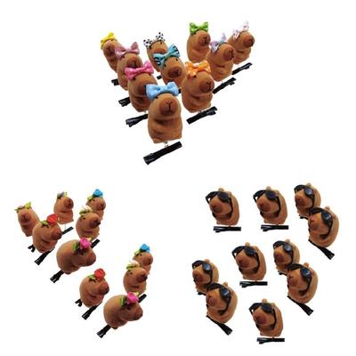 10pcs Capybara Hair Clip Stylish and Practical Hairpiece Hair Ornament Hairpieces Suitable for Women of All Ages