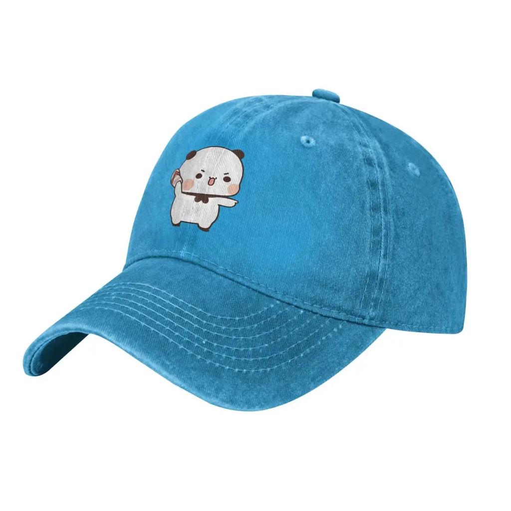 Lovely Bubu Is Throwing Flipflops At Dudu Kawaii demin Trucker Hat Lightweight Mens Cap Baseball Cap For Men