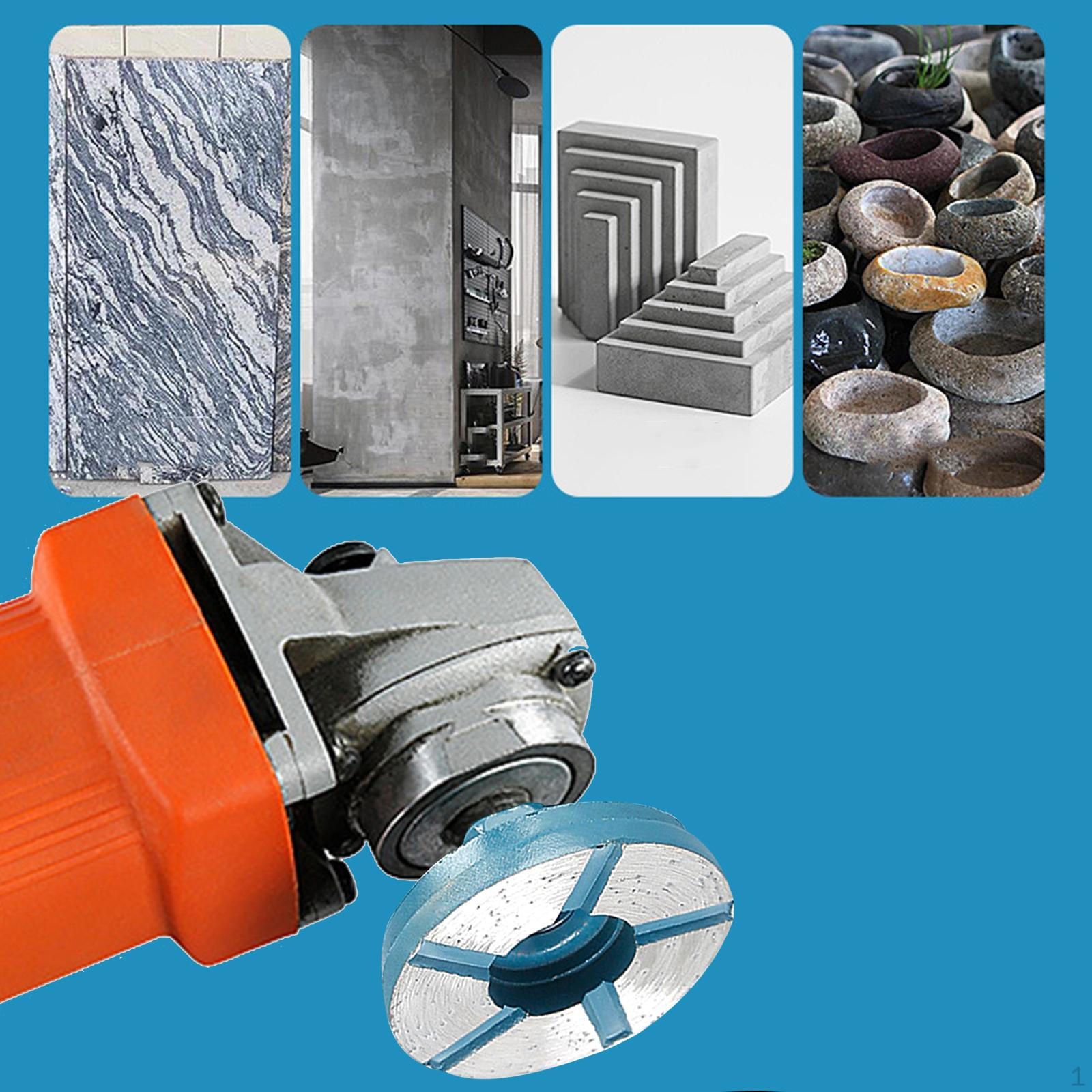 

Алмазный шлифовальный круг Угловая шлифовальная машина для цемента с плоским диском для гранита, Diameter 5cm