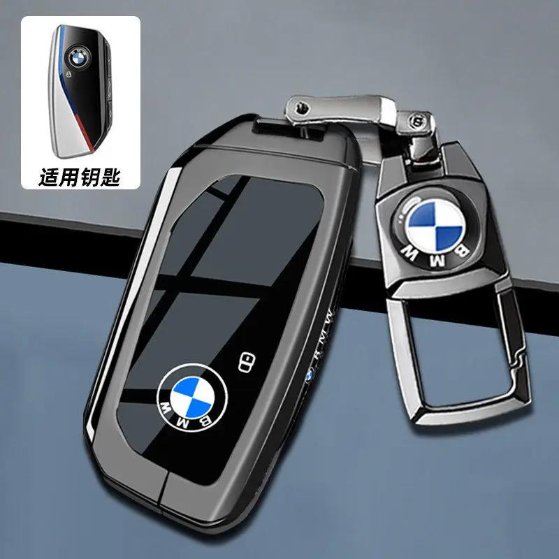 

Car Key Case Cover Key Bag Shell Fob for BMW X1 U11 X7 G07 XM G09 i7 7 Series G70 LCI iX I20 U06 G81 M3 Car Interior Accessaries