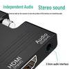 HDMI To VGA Adapter with Audio Port for Laptop/Computer To Monitor/Projector Connection