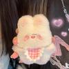 Plush Bunny Bib Pendant Toy Bag Accessory