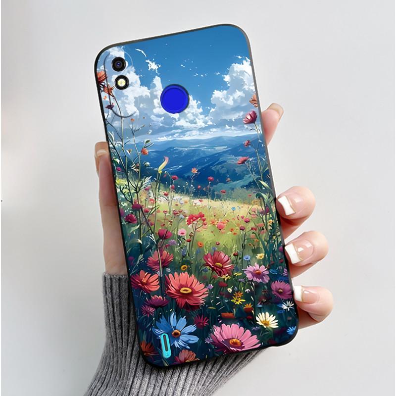 For Tecno Pop 3 Plus Spark 4 Lite Casing Luxury Cute Cool Boys Girls Black Matte Soft silicone Shockproof Back Phone Cover Case