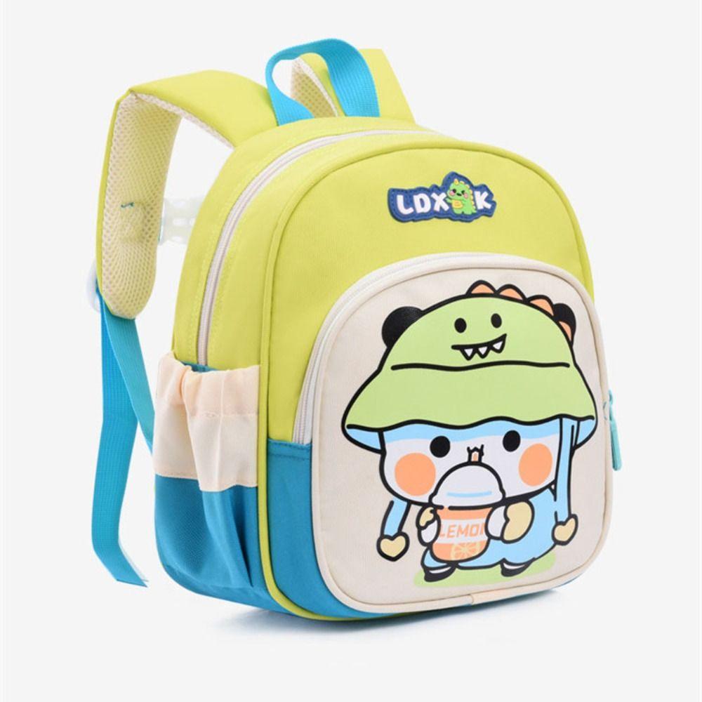 Cute Cartoon Dinosaur Baby Backpacks Lightweight Large Capacity Kindergarten Schoolbag Animals Wear-resistant Toddler Rucksack