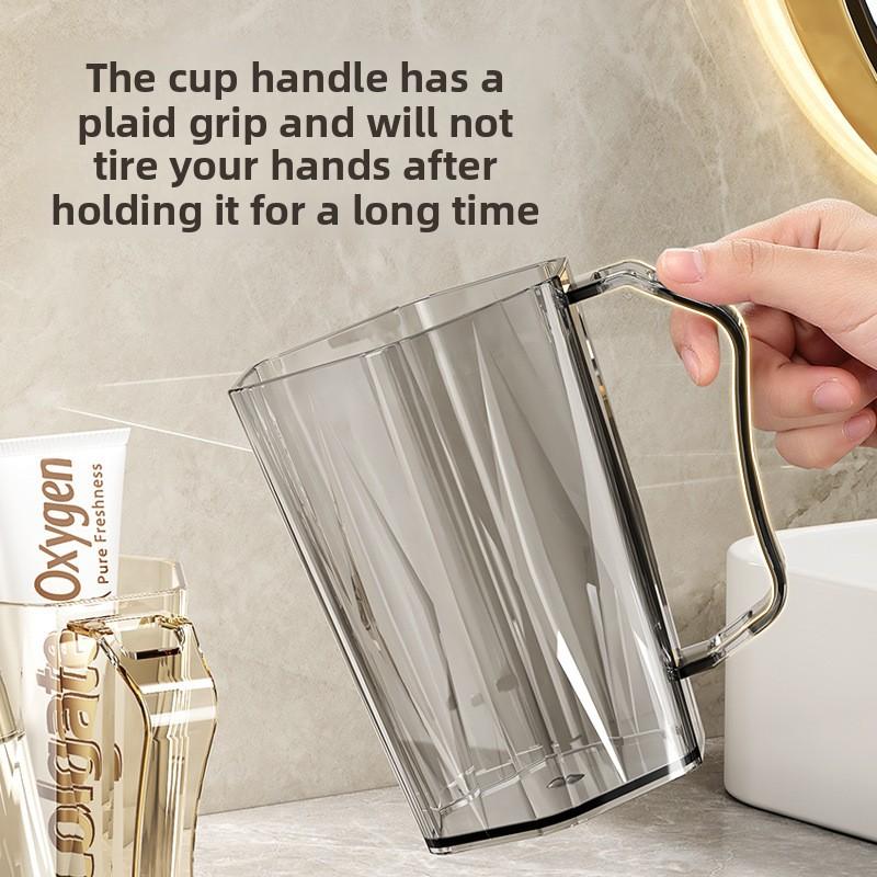 Toilet Mouthwash Cup, Toothbrush Cup, Household Multi-functional Wash Basin, Transparent Tooth Cup, Tooth Care Set Cup