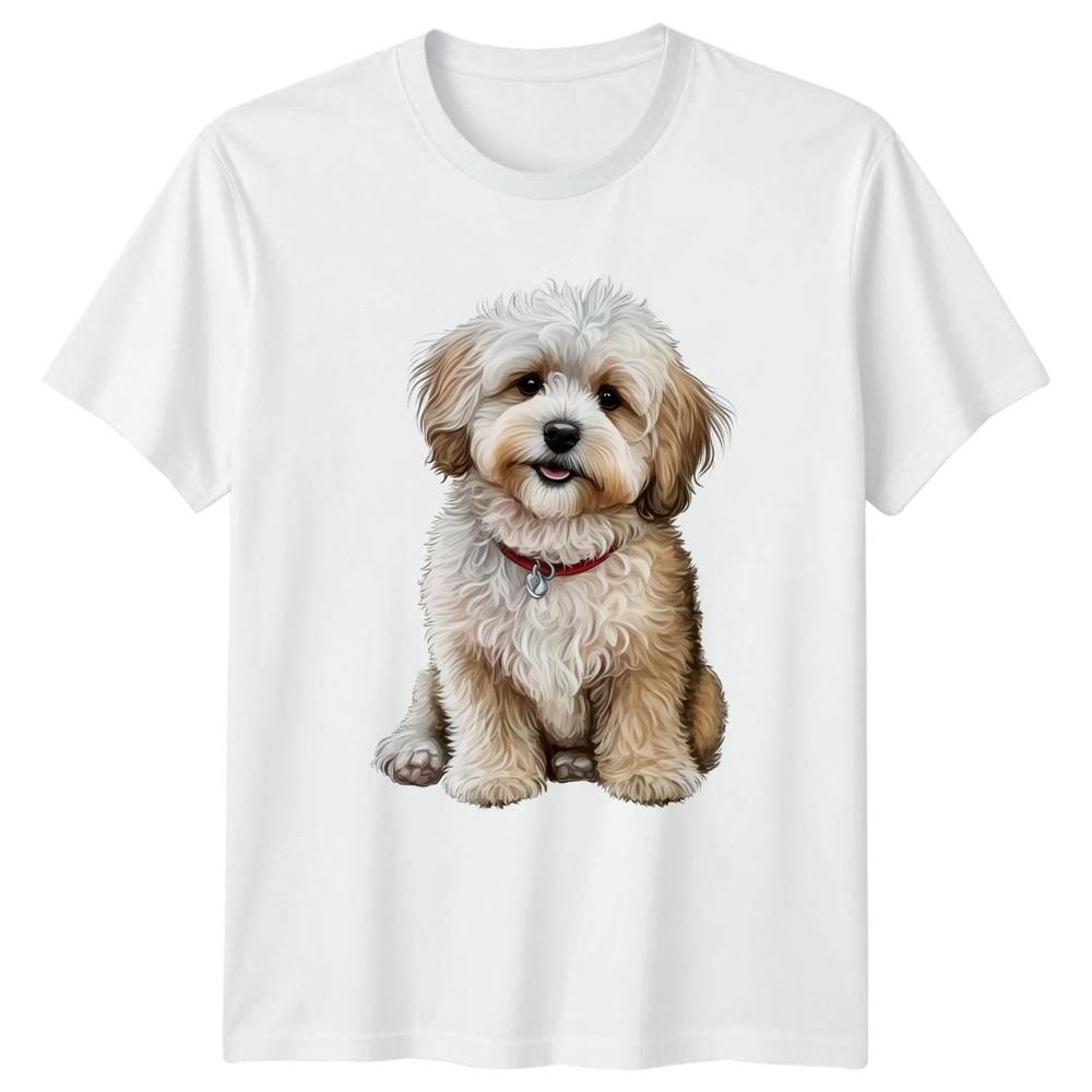 Fluffy Dog Puppy Animals Dogs Unisexs TShirt Unisexs Tee Graphic Unisex Top S