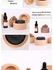 Solid Wood Volcanic Rock Essential Oil and Incense Diffuser with Perfume Flower Stand