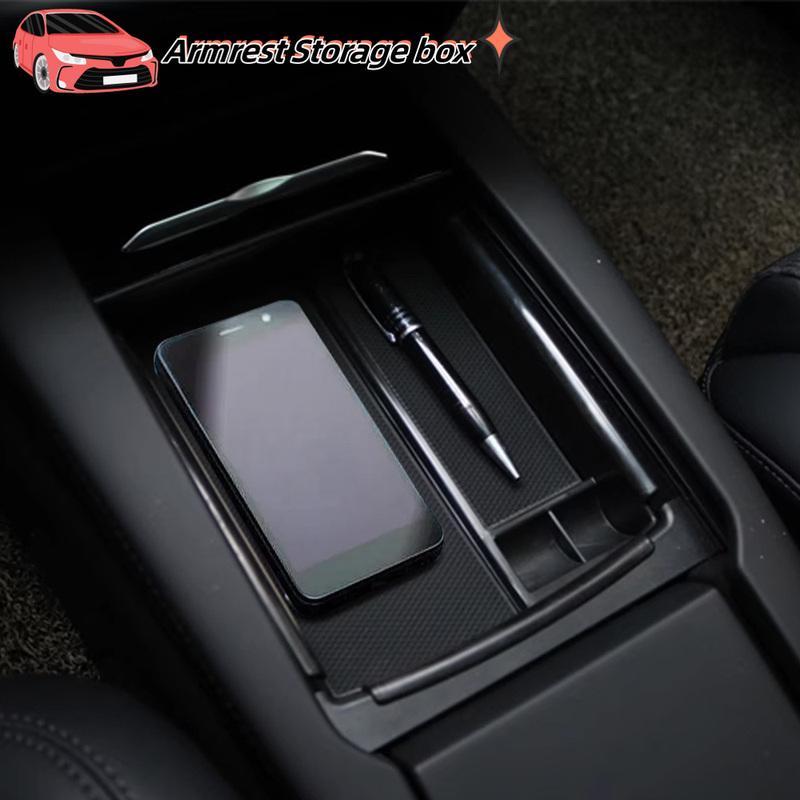 ABS Console Armrest Storage Box For Tesla Model X S 2016-2020 Interior Container Box Orgainzer Stowing Accessories