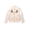 Baseballjacke mit Blumenstickerei Damen Oberteile Rosa VN0A3D7LQIP