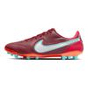 Nike Legend Essential Legend 9 Pro Sznurowane AG (Gumowy krótki trzpień) Odporne na poślizg Trwałe Wsparcie Buty Piłkarskie Męskie buty piłkarskie Czerwony Pomarańczowy DB0448-616