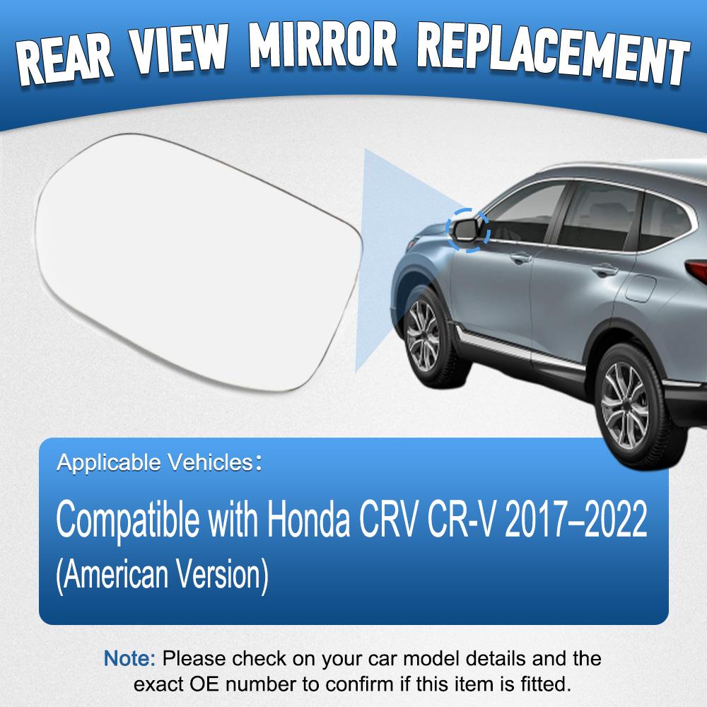 Car Side Heated Rearview Mirror Glass Left Right for Honda CRV CR-V 2017 2018     Without Rear Panel US Version 1pc Left Side