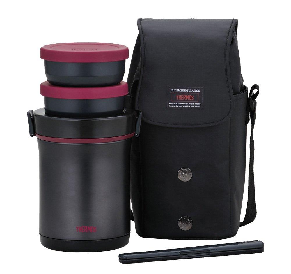 THERMOS Nerezová zavařovací sklenice na oběd Go Black BK 1.1 JBE-1600F