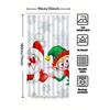 Tuniu Festive Santa And Elf Holiday Shower Curtain – Fun Christmas Bathroom Decor – Adorable Holiday Design – Cozy And Cheerful