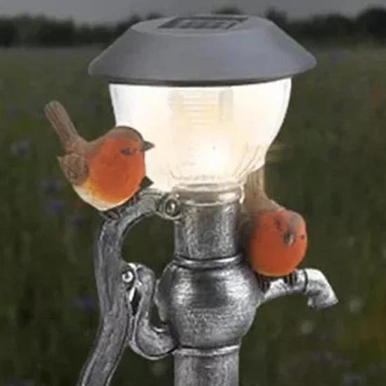 Wetterbeständige Rasenlampe Präzise Detailliert Harz Katze Hund Hase LED Solarleuchte für Zuhause