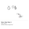 Pandora 925 Sterling Silver Stud Earrings Women's 298295