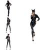 Unisex Leather Cat Girl Outfit For Cosplay Events And Halloween Parties