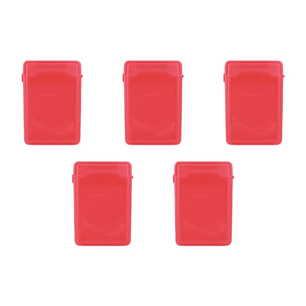 Caixa de Armazenamento para Disco Rígido IDE SATA de 3,5 Polegadas Capa de Plástico à Prova de Choque para Disco Rígido Externo Caixa de Armazenamento Multicolorida