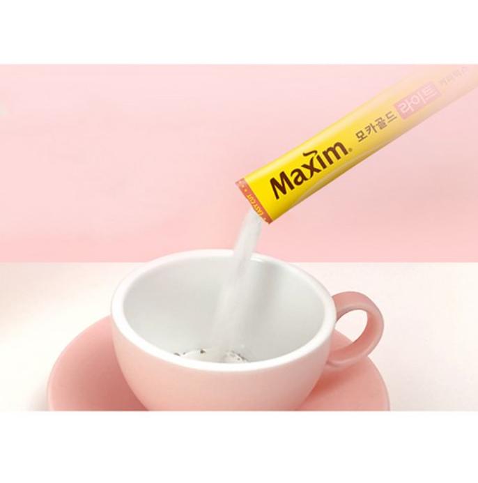Maxim Mocha Gold Light Coffee Mix 50 Sticks – Korean Instant Coffee