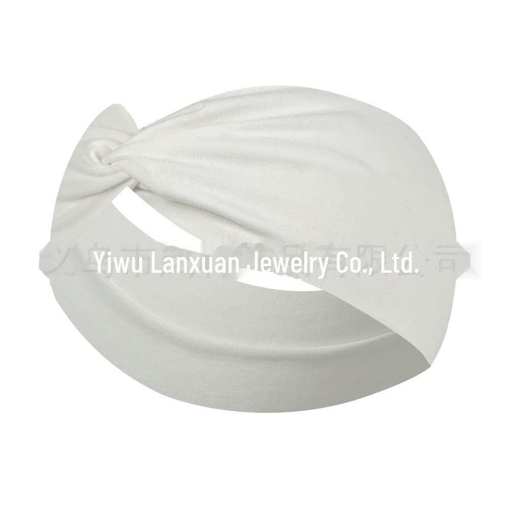 

«Нескользящая эластичная повязка на голову для йоги — широкая, ярких цветов, впитывающая пот, для бега и упражнений»