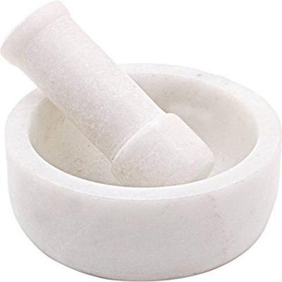 10.16 Cm Mortar and Pestle Set, Kharad, Masher Spice Mixer Okhli and Musle Kharal for Kitchen