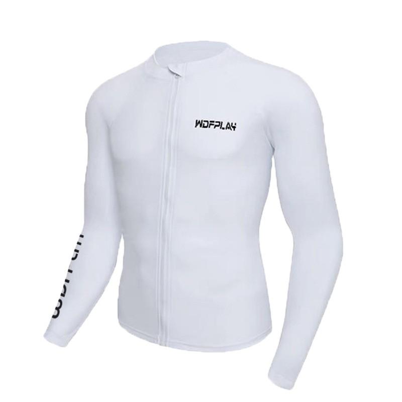 Herren UV-Schutz Rash Guard Set Langarm Surfen Badeanzug Schnorcheln Tauchen Strand Outdoor Wassersport