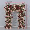 Guangqianfeng Deep Red & Pink Floral Wedding Arch Décor