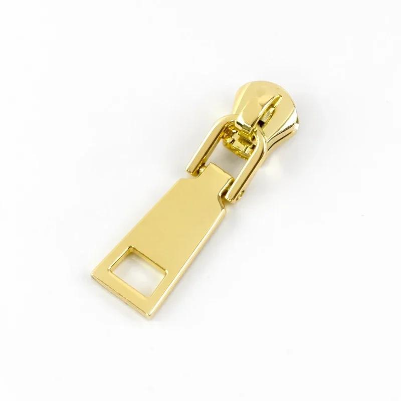 5/10/20Pcs Meetee 5# Zipper Slider for Metal Zips Handbag Purse Zippers Puller Head Jacket Replace Zip Closure Repair Accessory