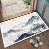 Mountain Ink Pattern Mat Living Room Decoration Home Sofa Non-Slip Carpet Study Bedroom Tatami Children'S Soft Floor Mat