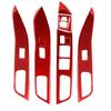 Window Lift Switch Button Panel Decoration Sticker Decal Cover Trim for Mitsubishi Lancer EVO 2008-2015 Car Interior