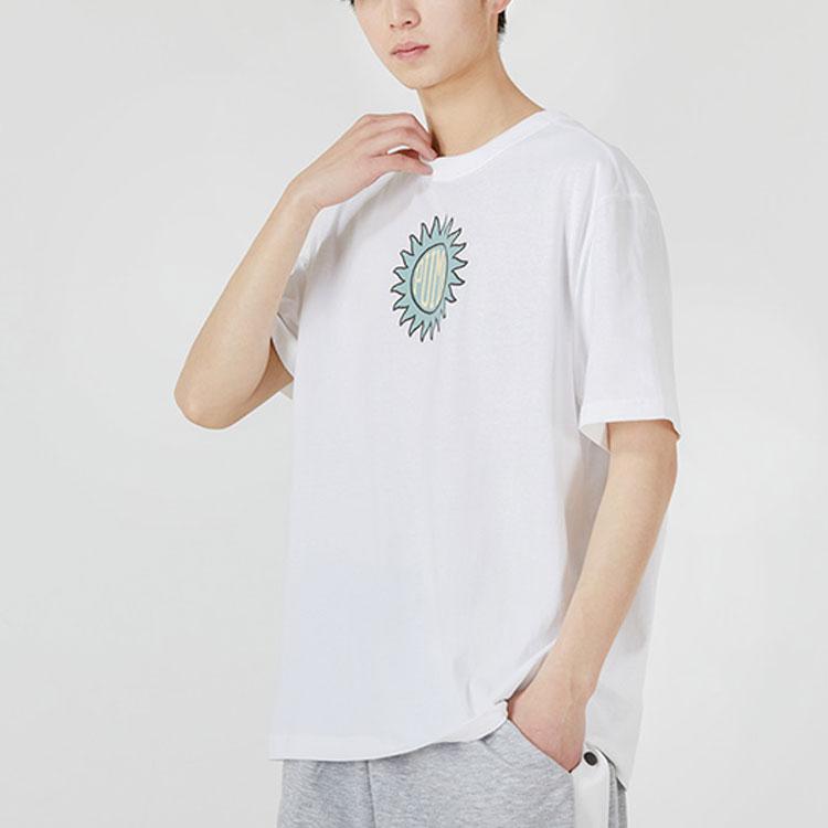 Puma Downtown Graphic Tee Men Tops White 535400-02