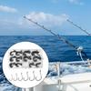 160Pcs Round Fishing Hook with Plastic Box Set, High Carbon Steel with Eye Sea Fishing Hook for Salt/Freshwater Fishing