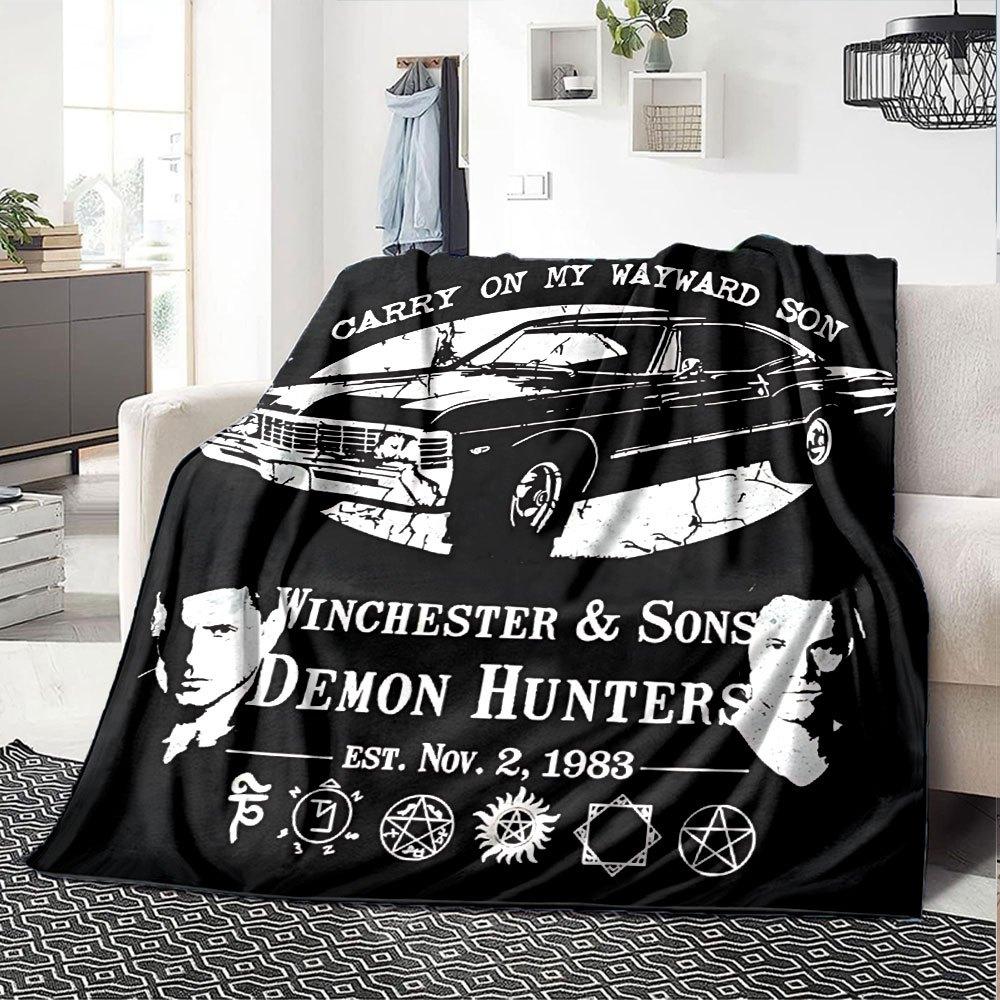 1pc Supernatural 11 Blanket Soft Warm Throw for Home, Office, Travel All Season Cozy Bedding Gift, Office Cozy Accessory