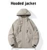 Herren Winddichte Jacke Mantel für Outdoor Reisen und Wandern