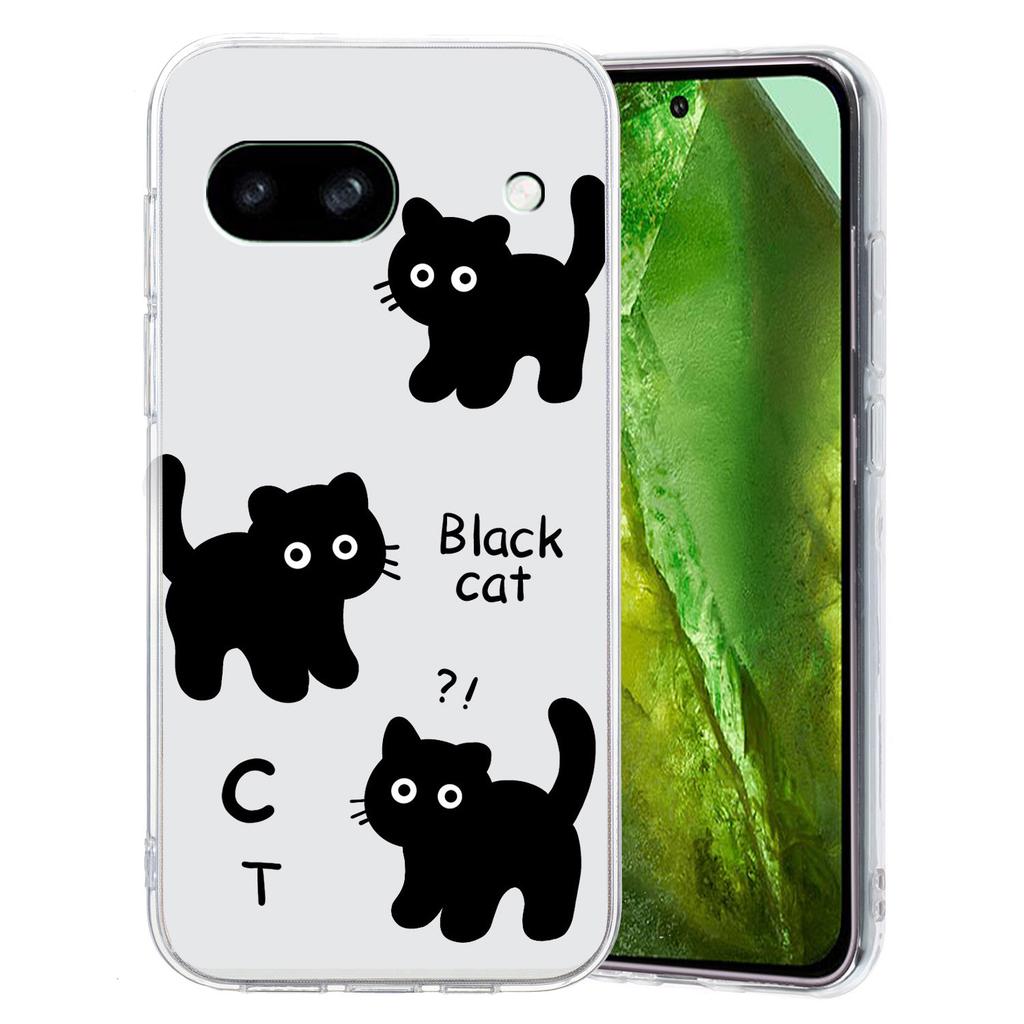 For Google Pixel 8a Case Pattern Printing Anti-Scratch TPU Phone Cover