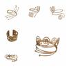 Adjustable Opening Cuff Bracelets Zinc Zinc Alloy Circle Upper Arm Bracelet Star Armband Arm Chain  Girls
